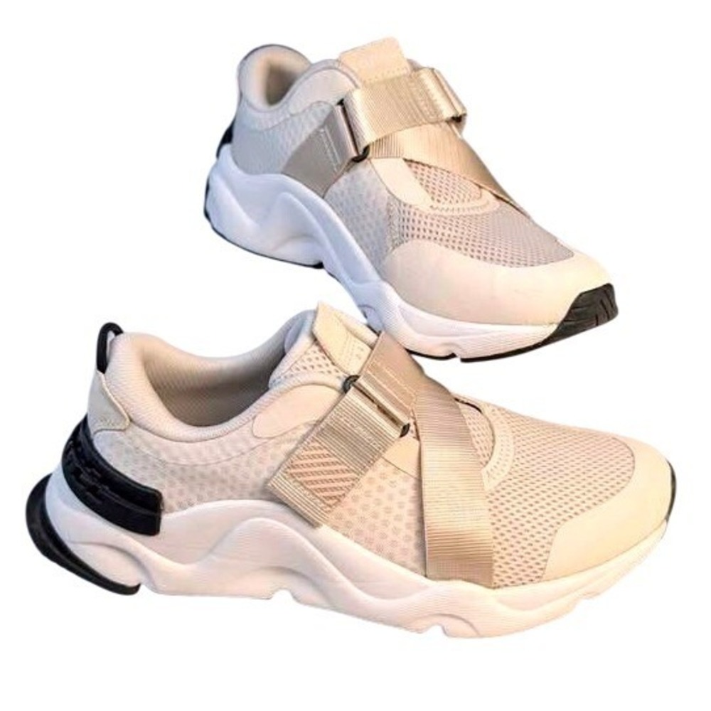 Sorel ~ Kinetic RNEGD Strap Sneakers ~ Fawn Cream ~ Women's Size 9 ~ NL4149-920